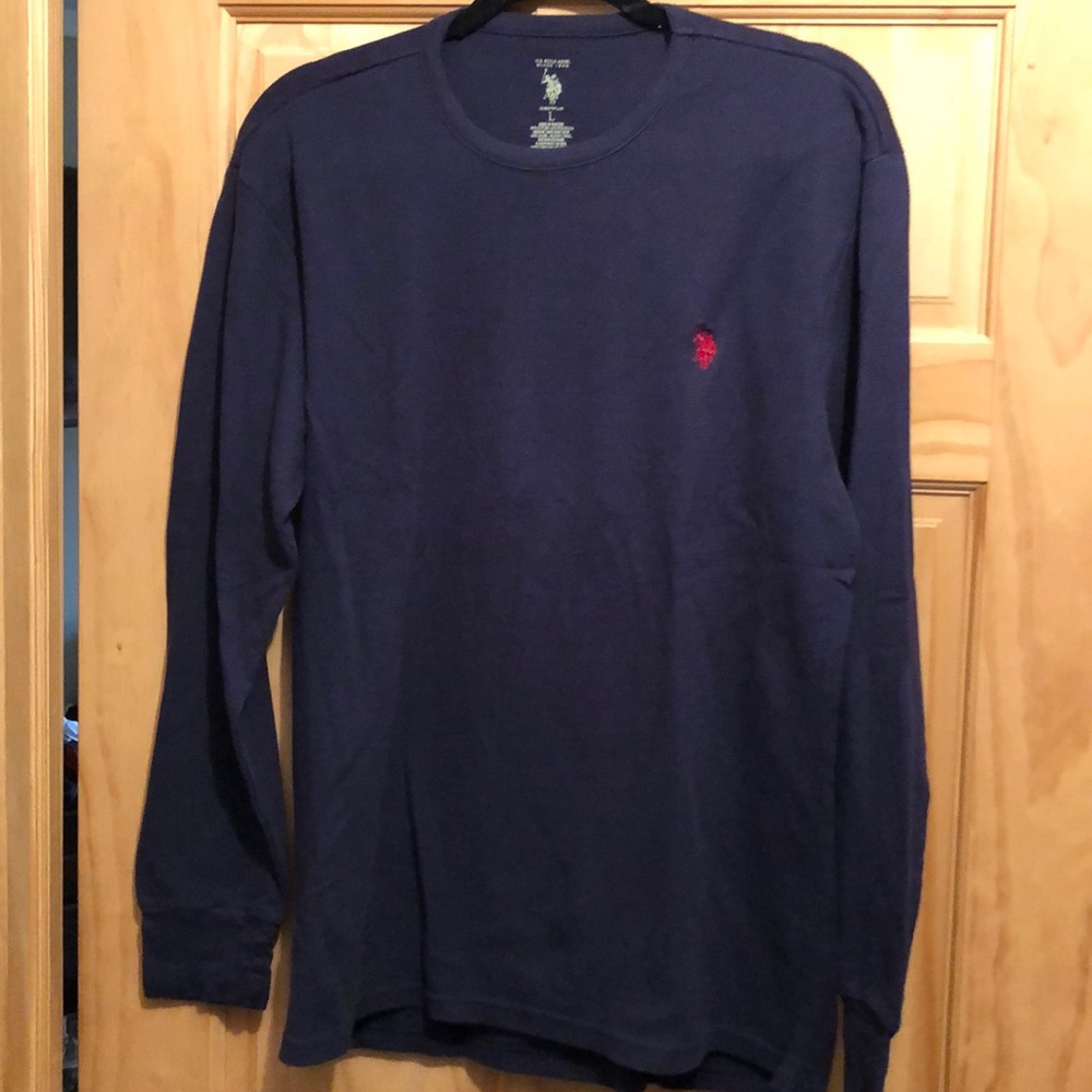Navy blue polo thermal